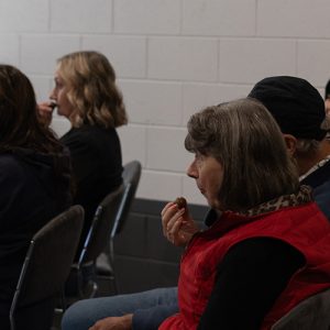 Group of seated community members participating in seminar at DAL Expo.