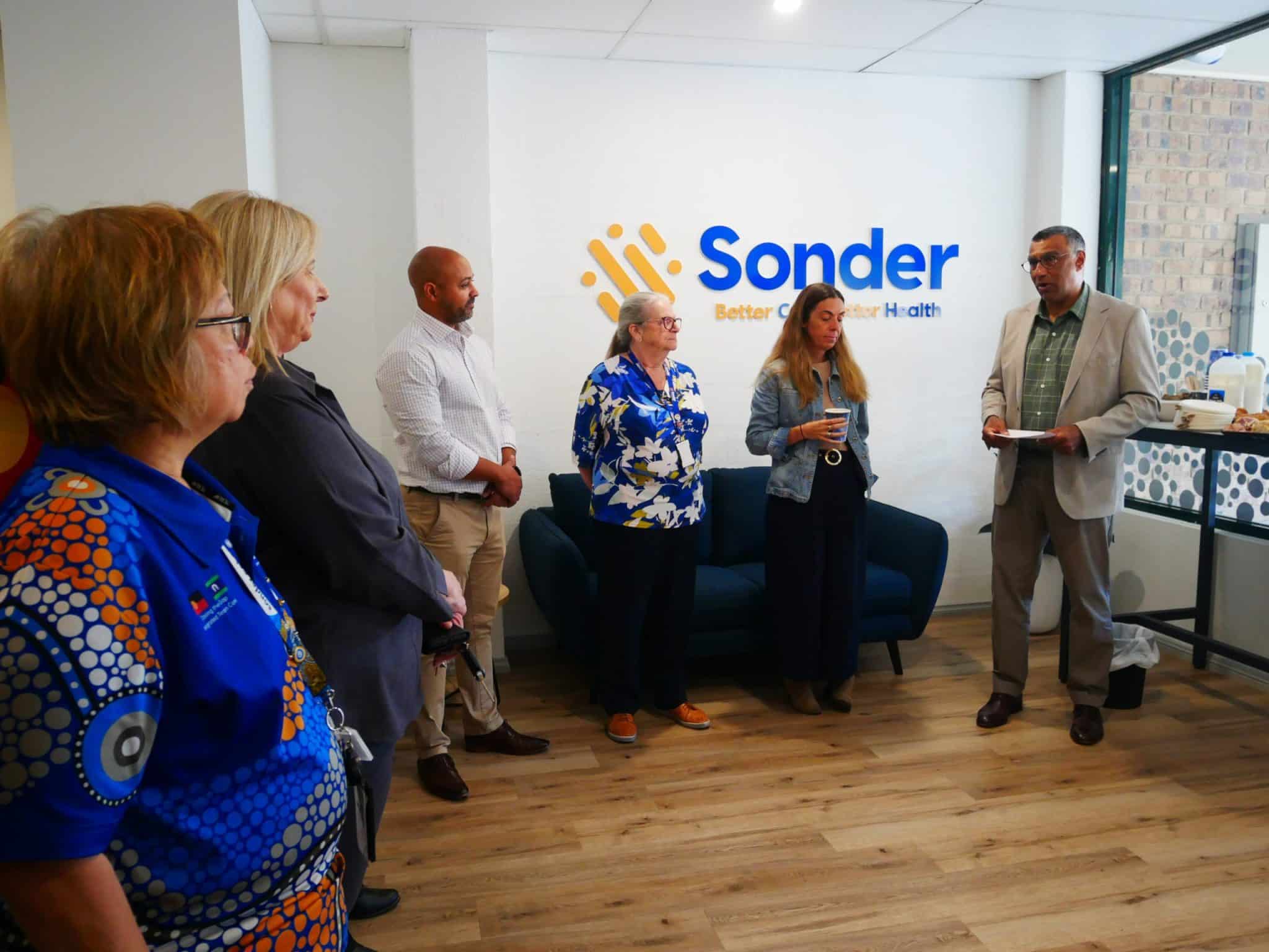 Sageran Naidoo (CEO, Sonder) provides opening speech for the event