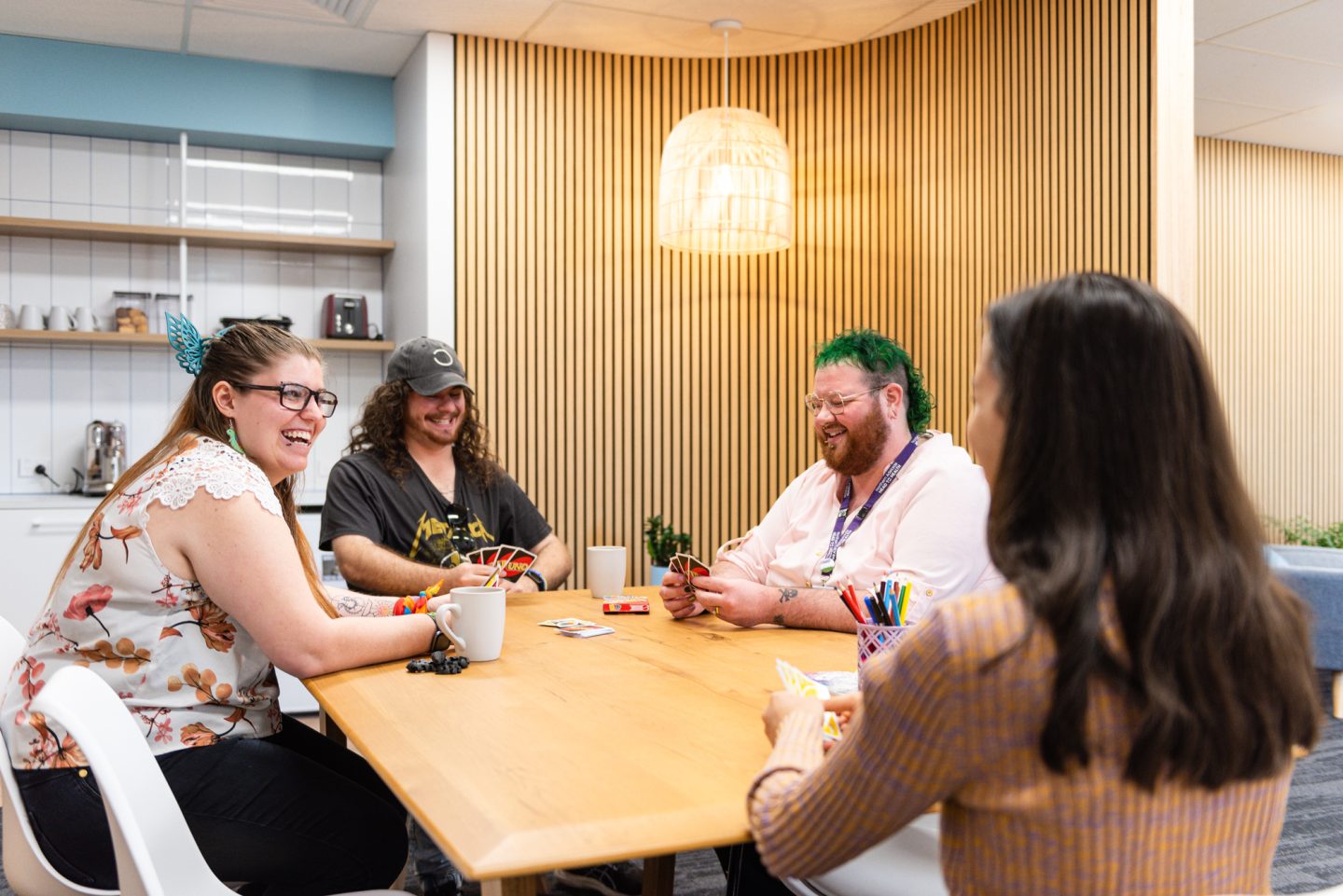 A group session at the Northern Adelaide Medicare Mental Health Centre in Elizabeth.