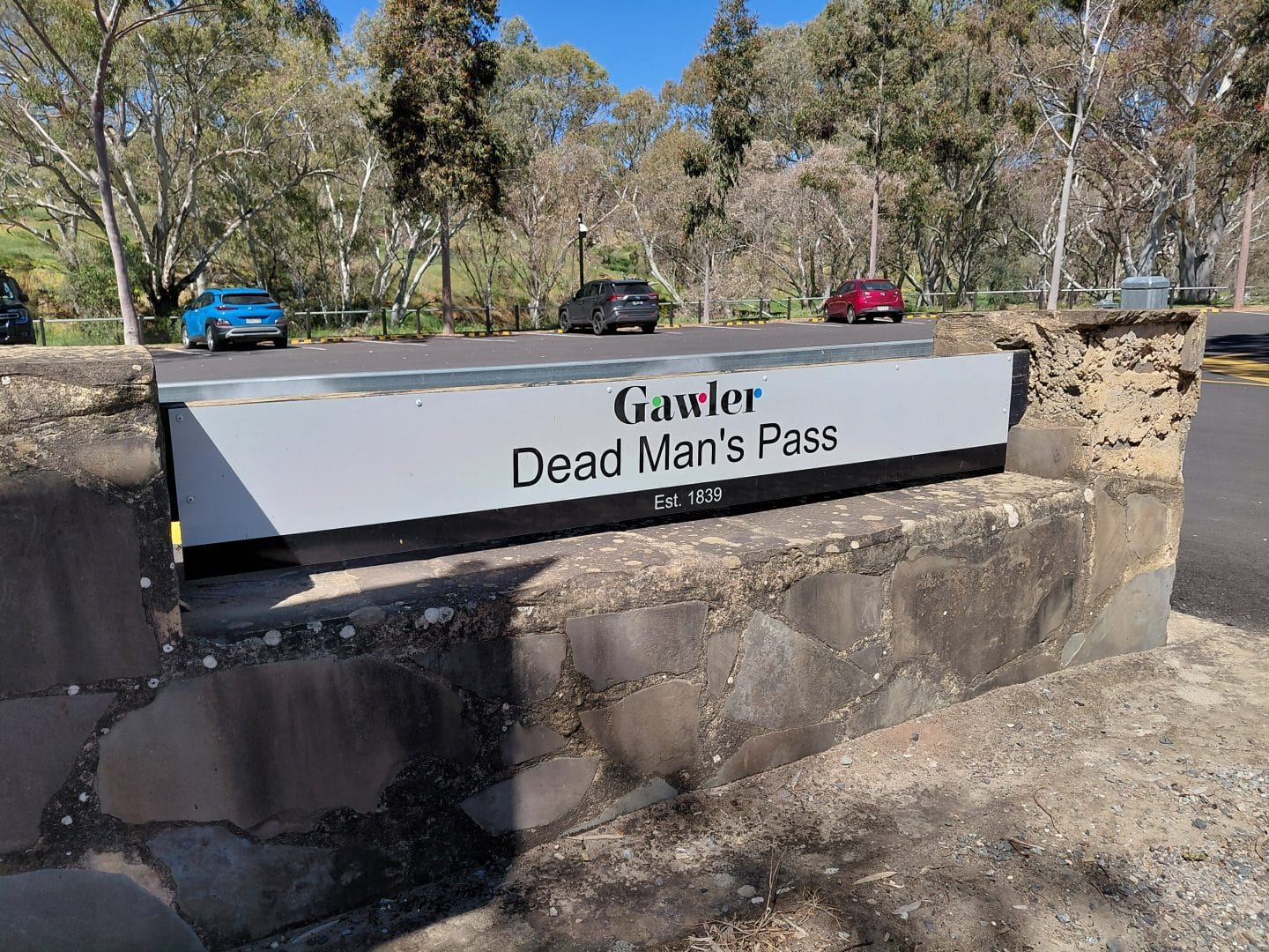 Gawler Walking Group meeting spot, Dead Man's Pass