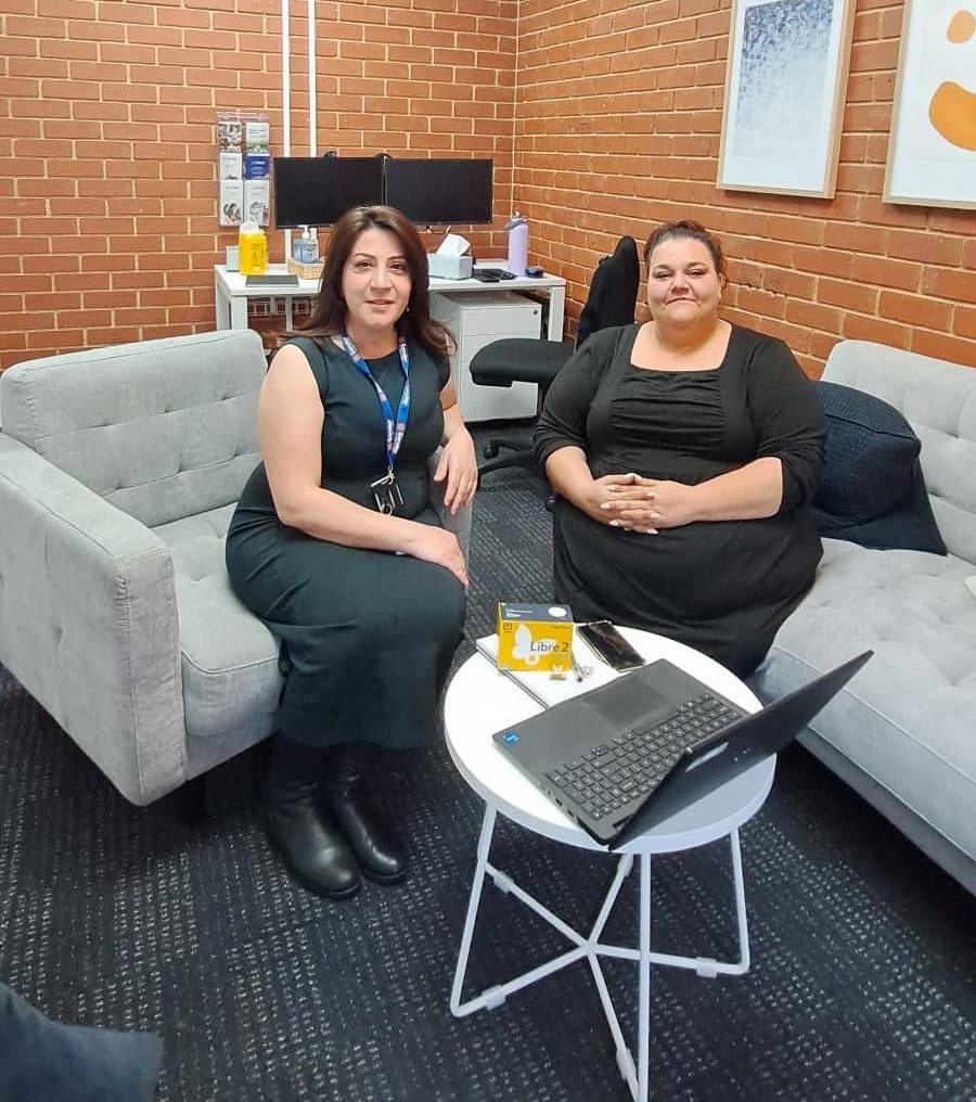 Rebecca and Rema, Diabetes Educator, part of the Closing the Gap - Integrated Team Care (CTG ITC) program at Sonder.