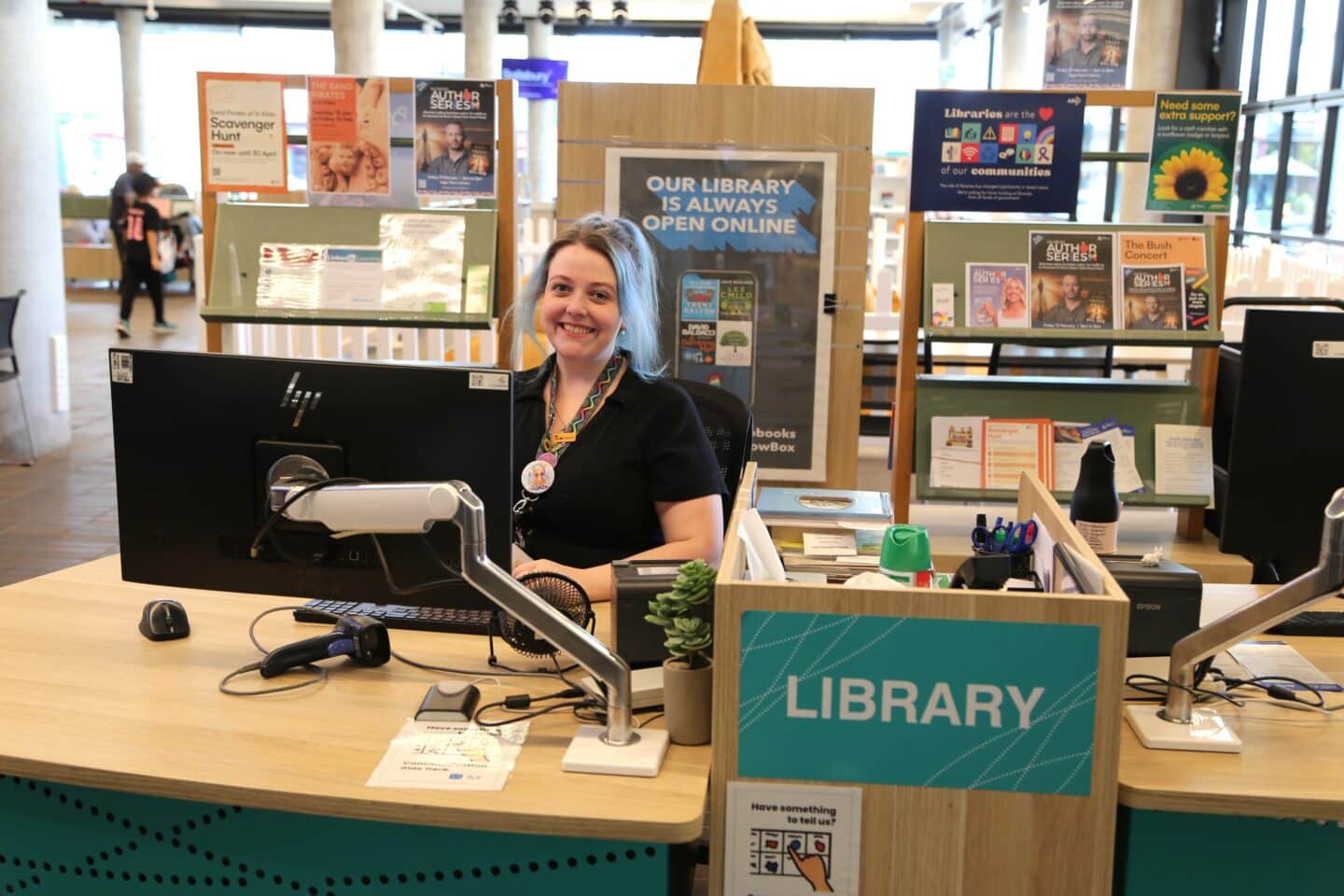 Sonder's Library Social Worker, Lizzie